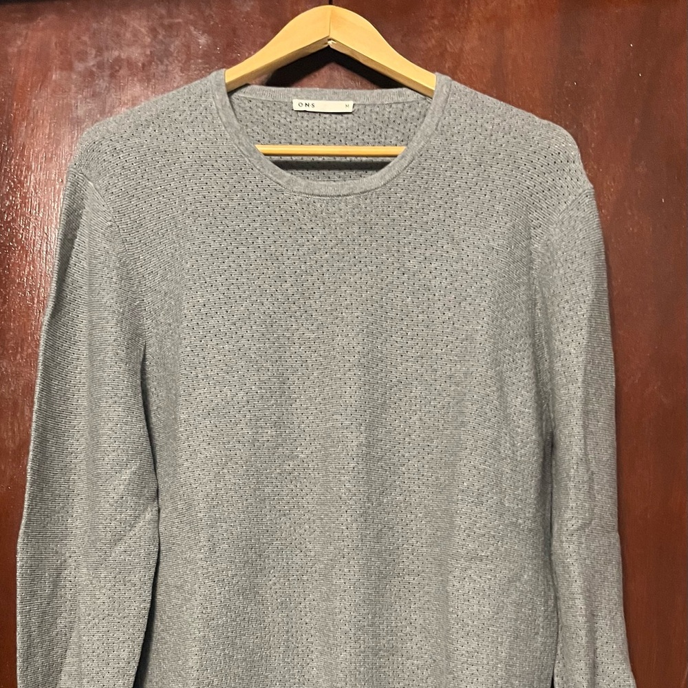 Men’s ONS 100% Cotton Grey Sweater